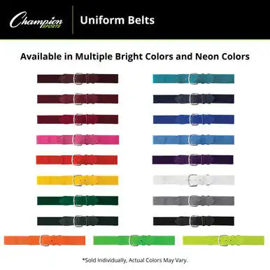 Champion Sports Ub Uniform Belt Adult - Ea