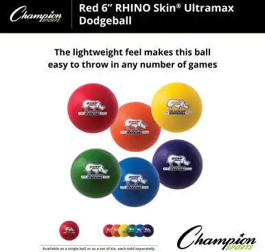 Champion Sports Urs Rhino Skin Ultra Max Dodgeball - Set