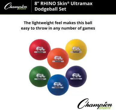 Champion Sports Urs Rhino Skin Ultra Max Dodgeball - Set