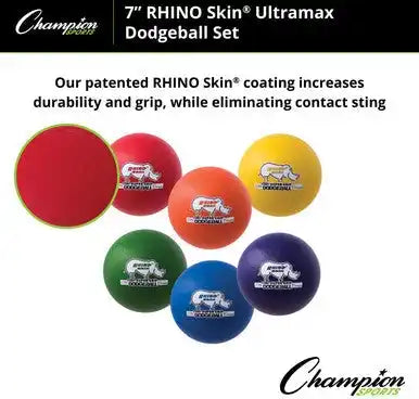 Champion Sports Urs Rhino Skin Ultra Max Dodgeball - Set