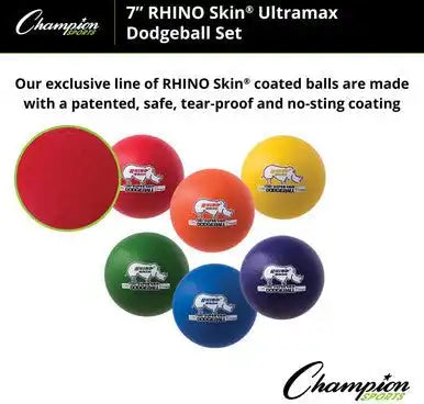 Champion Sports Urs Rhino Skin Ultra Max Dodgeball - Set