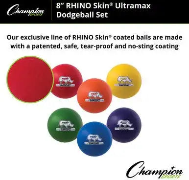 Champion Sports Urs Rhino Skin Ultra Max Dodgeball - Set