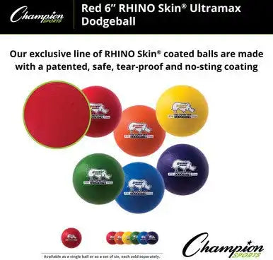 Champion Sports Urs Rhino Skin Ultra Max Dodgeball - Set