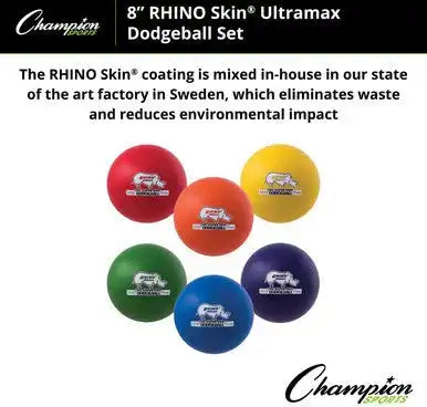 Champion Sports Urs Rhino Skin Ultra Max Dodgeball - Set