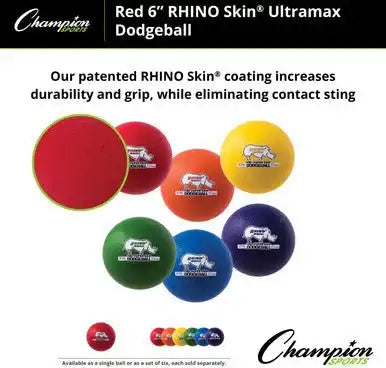 Champion Sports Urs Rhino Skin Ultra Max Dodgeball - Set