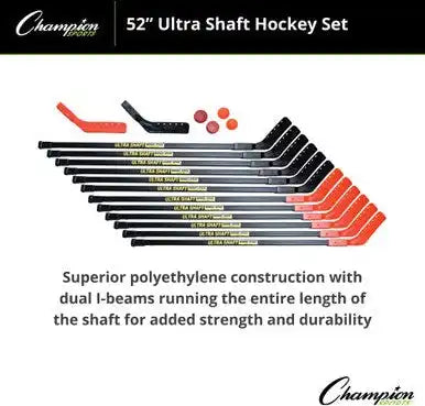 Champion Sports Usset Ultra Shaft Hockey - Set