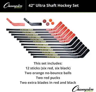 Champion Sports Usset Ultra Shaft Hockey - Set