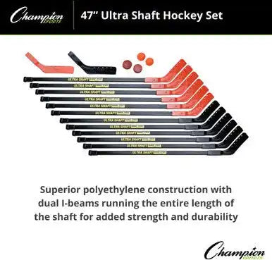 Champion Sports Usset Ultra Shaft Hockey - Set
