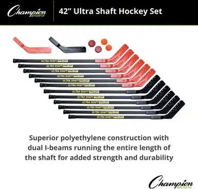 Champion Sports Usset Ultra Shaft Hockey - Set