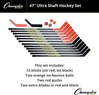 Champion Sports Usset Ultra Shaft Hockey - Set