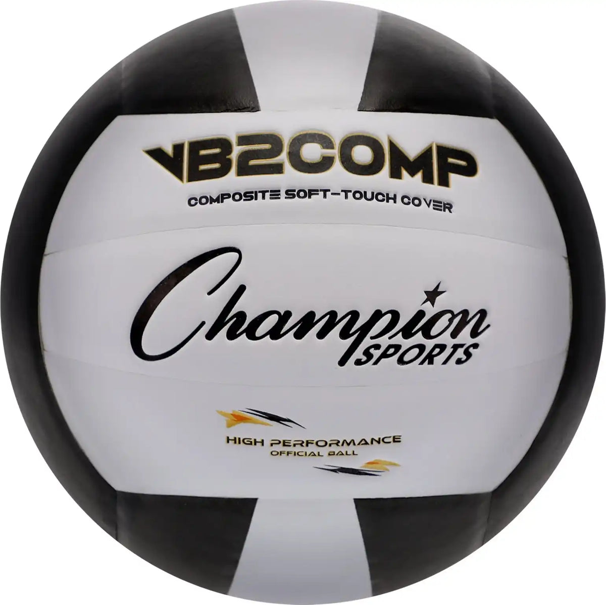 Champion Sports Vb2 Composite Volleyball - Ea - Black / White