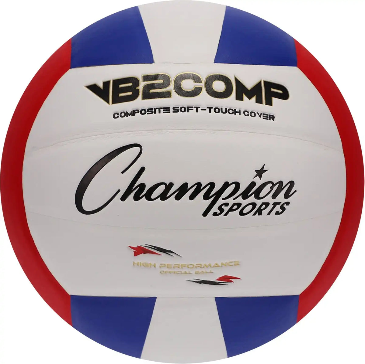 Champion Sports Vb2 Composite Volleyball - Ea - Red / White / Blue