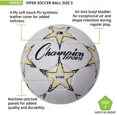 Champion Sports Viper Viper Soccer Ball - Ea