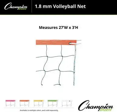 Champion Sports Vn2b Volleyball Net Color Headband - Ea