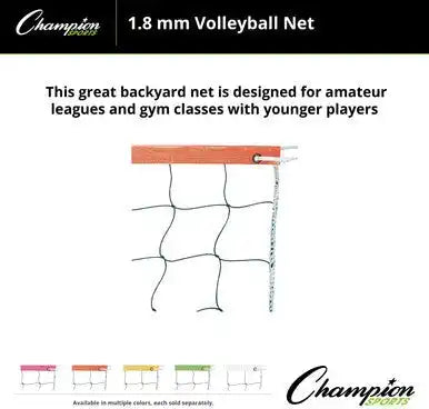 Champion Sports Vn2b Volleyball Net Color Headband - Ea