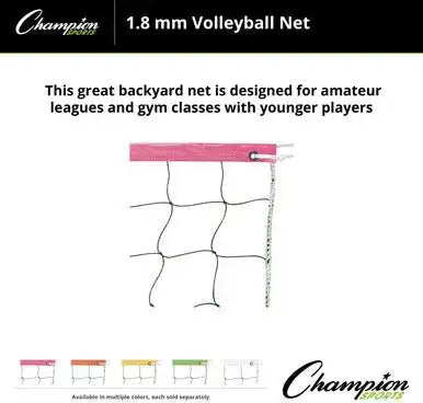 Champion Sports Vn2b Volleyball Net Color Headband - Ea