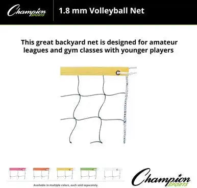 Champion Sports Vn2b Volleyball Net Color Headband - Ea