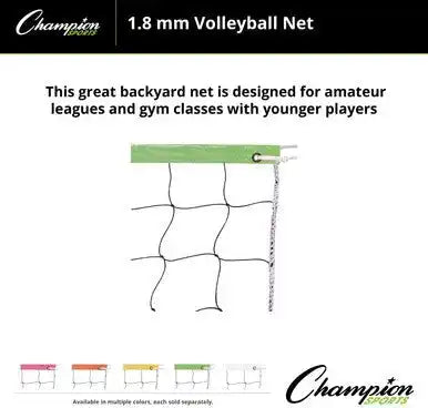 Champion Sports Vn2b Volleyball Net Color Headband - Ea