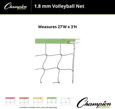 Champion Sports Vn2b Volleyball Net Color Headband - Ea
