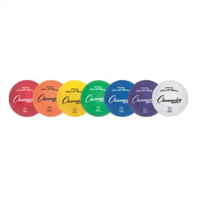 Champion Sports Vr4 Rubber Volleyball - Set - of Six Colors