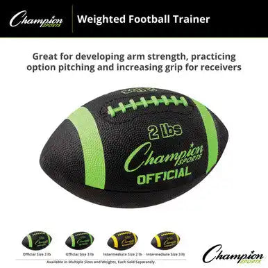 Champion Sports Wf Weighted Football Trainer - Ea