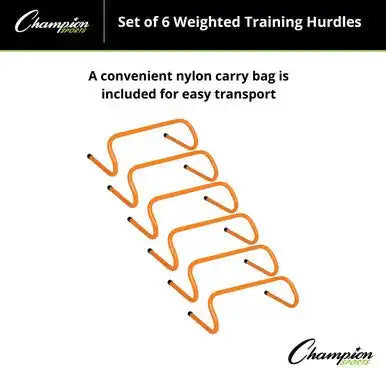Champion Sports Wph Weighted Training Hurdle - Set