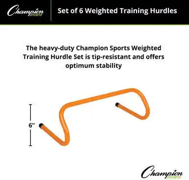 Champion Sports Wph Weighted Training Hurdle - Set