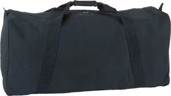 Champion Sports Zippered Canvas Duffel Zippered Canvas Duffel Bag Black - Ea - 34’’l x 12’’w 15’’h