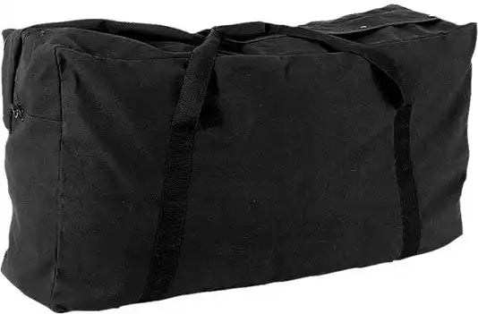 Champion Sports Zippered Canvas Duffel Zippered Canvas Duffel Bag Black - Ea - 42’’l x 13’’w 16’’h
