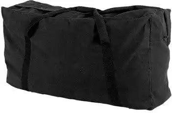 Champion Sports Zippered Canvas Duffel Zippered Canvas Duffel Bag Black - Ea