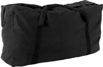 Champion Sports Zippered Canvas Duffel Zippered Canvas Duffel Bag Black - Ea