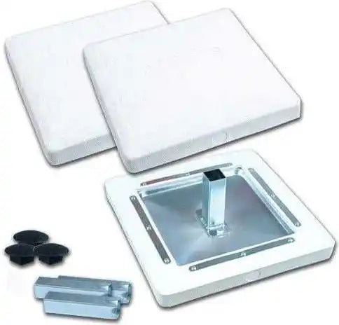 Champro B001x 15 x 3 Molded Pro Style Base - Set - White