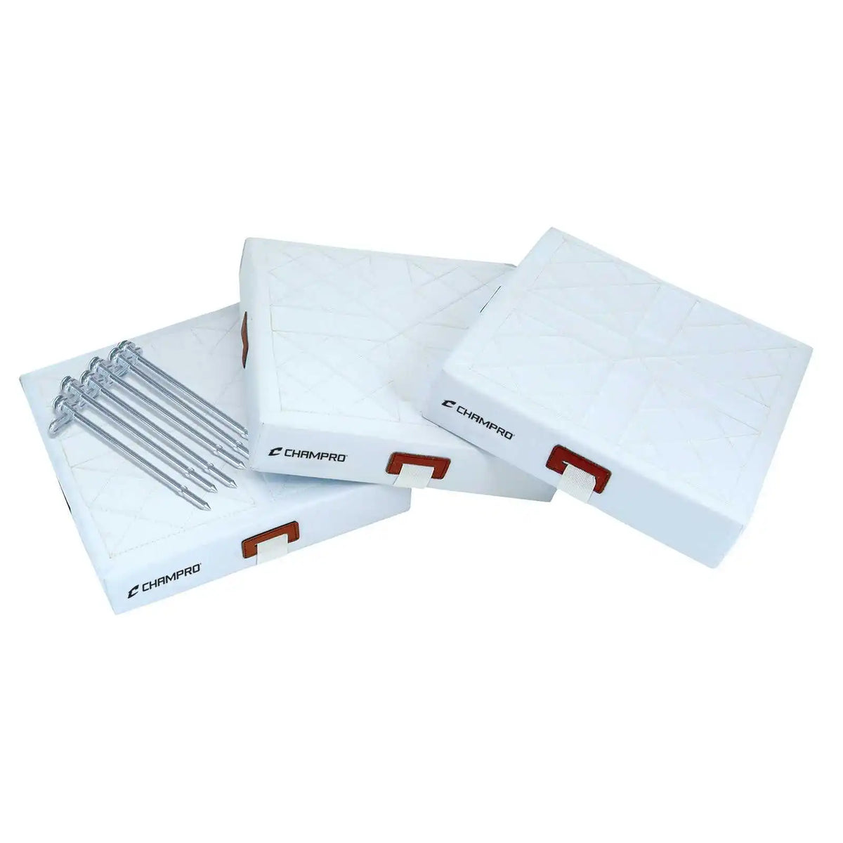 Champro B010 15 x 3 Pvc Quilted Base - Set - White