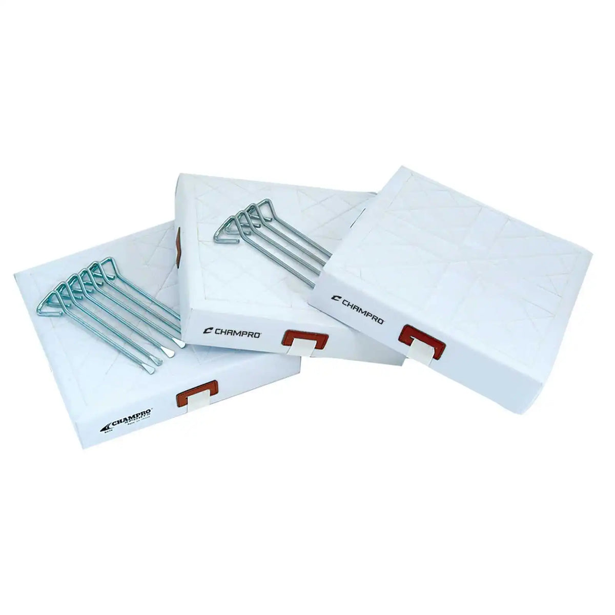 Champro B011 14 x 2 Pvc Quilted Base - Set - White