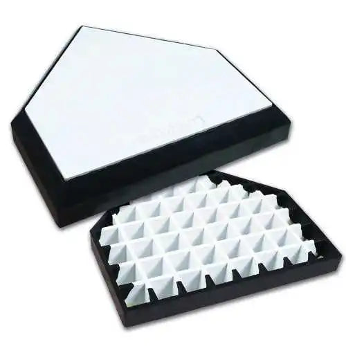Champro B035w In-ground Home Plate with Waffle Bottom - Ea - White