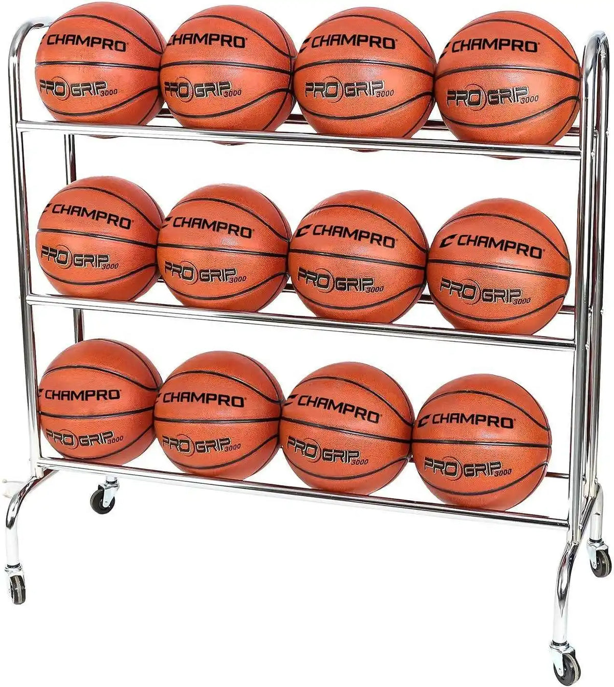Champro Br12 12 Ball Rack with Casters Upright
