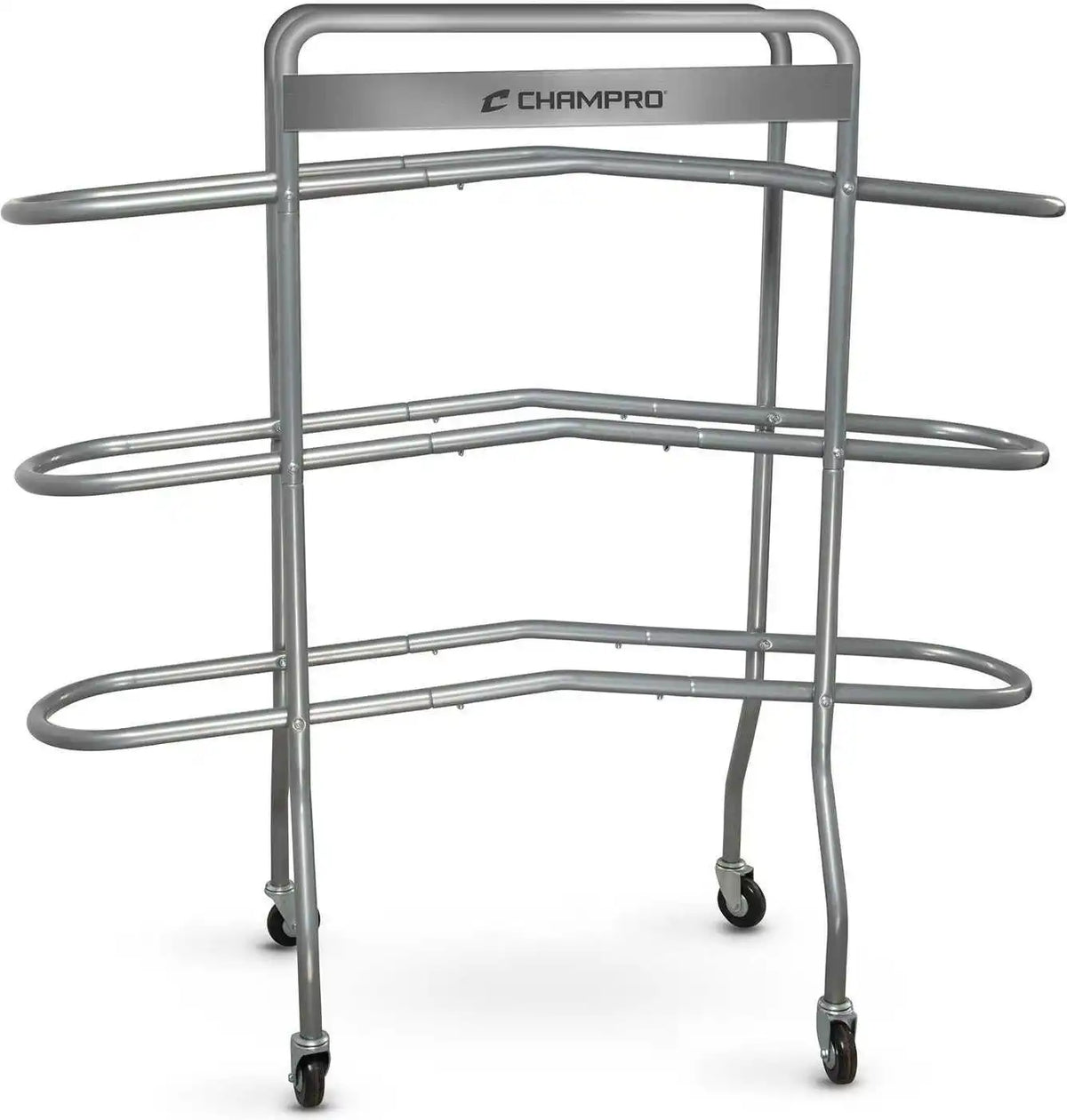 Champro Br20 15 Ball Profeshort Sleeveional Rack - Silver - Light Gray