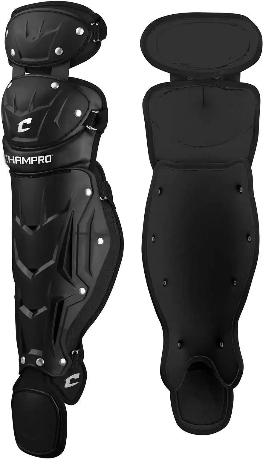 Champro Cg104 Optimus Mvp Double Knee Leg Guard 14.5 - Black
