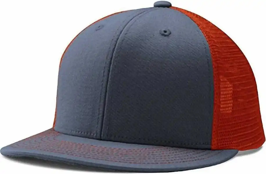 Champro Hc5 Performance Trucker Snapback - Graphite Orange - Dark Gray / 7’’ - 7 7/8’’
