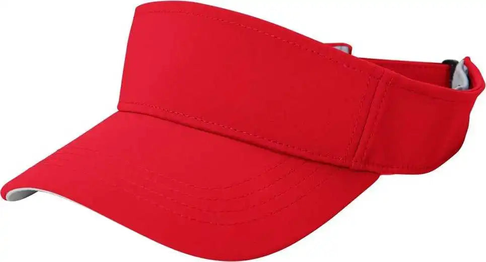 Champro Hv6- Optic Adjustable Visor - Scarlet - Red / S/m