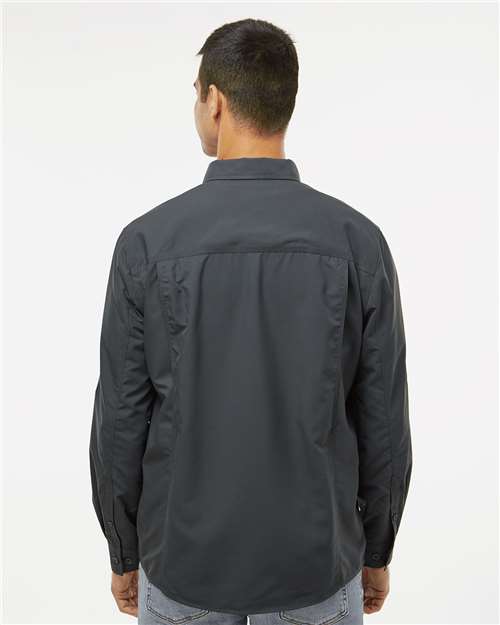 Charcoal Crossroad Woven Shirt - 4441