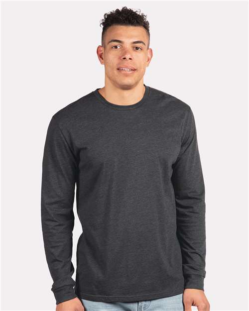Charcoal CVC Long Sleeve T-Shirt - 6211