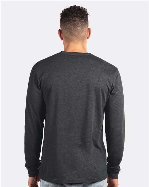 Charcoal CVC Long Sleeve T-Shirt - 6211