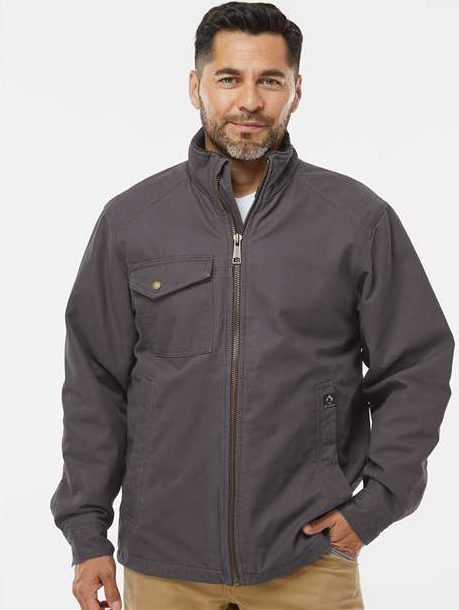 Charcoal Endeavor Canyon Cloth™ Canvas Jacket with Sherpa Lining - 5037