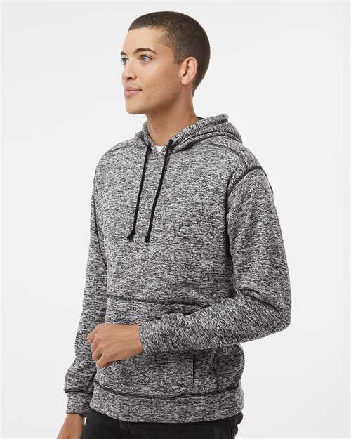 Charcoal Fleck Cosmic Fleece Hooded Sweatshirt - 8613