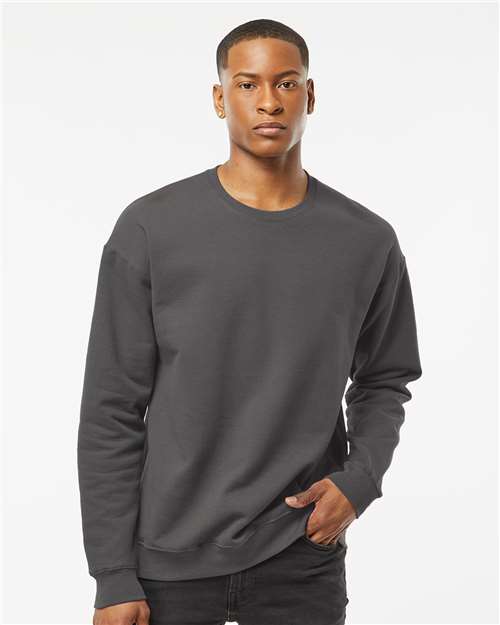 Charcoal Fleece Crewneck Sweatshirt - 340