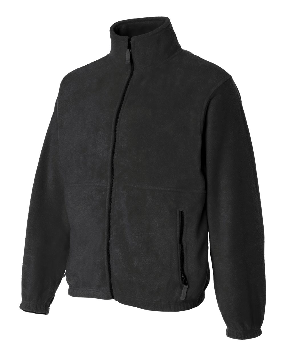 Charcoal Fleece Full-Zip Jacket - 3061