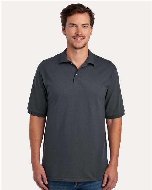 Charcoal Grey Dri-Power® Polo - 437R