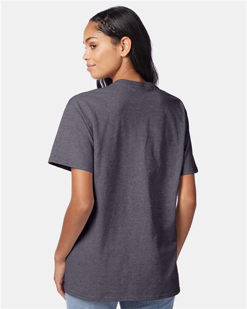 Charcoal Heather Authentic T-Shirt - 5250