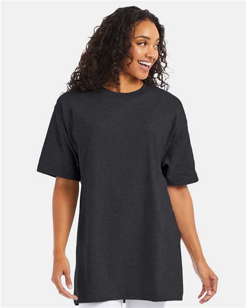 Charcoal Heather Beefy-T® Tall T-Shirt - 518T
